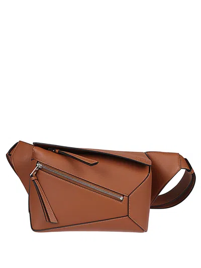 Loewe Leather Pouch In Brown