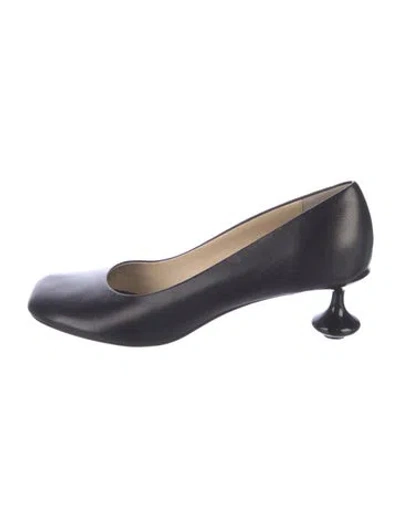 Pre-owned Loewe Leather Pumps In Blue