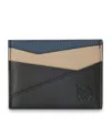 Loewe Puzzle Logo-debossed Colour-block Leather Cardholder