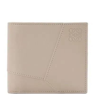 Loewe Leather Puzzle Edge Wallet In Brown