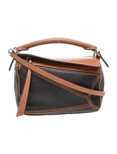 Pre-owned Loewe Leather Puzzle In Multi
