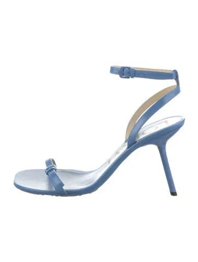Pre-owned Loewe Leather Sandals In Blue