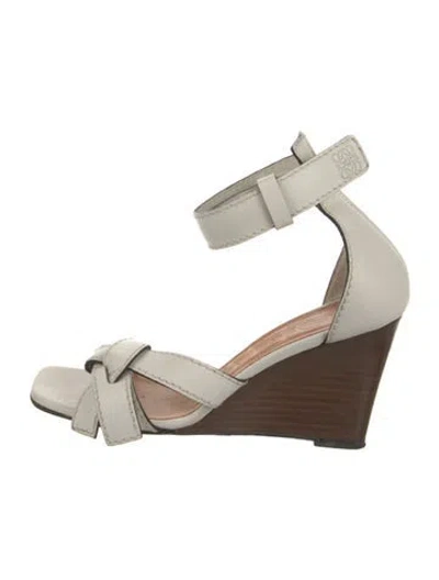 Pre-owned Loewe Leather Sandals In Multi