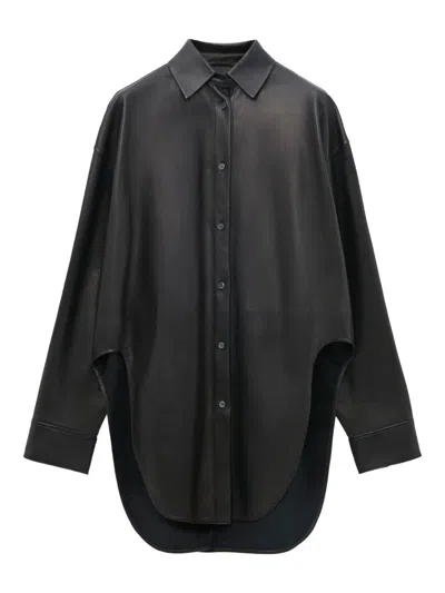 LOEWE LEATHER SHIRT