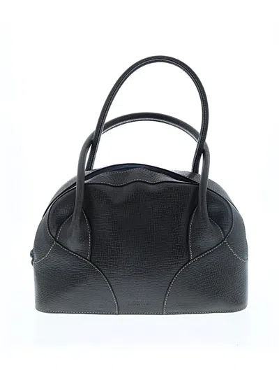 Pre-owned Loewe Leather Shoulder Bag In Green