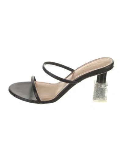 Pre-owned Loewe Leather Slides In Multi