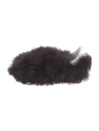 Pre-owned Loewe Leather Sneakers In Brown