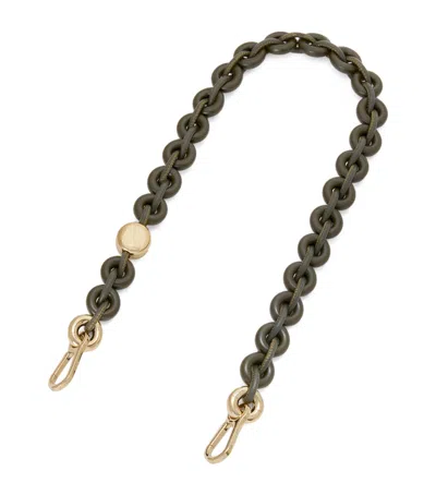 Loewe Leather Tonal Donut Bag Strap