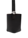 Loewe Leather Top-handle Mini Bag In Black