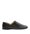 Loewe Toy Smooth-leather Slippers In Black