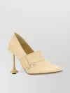 Loewe Woman Pumps Cream Size 6 Leather In Neutral