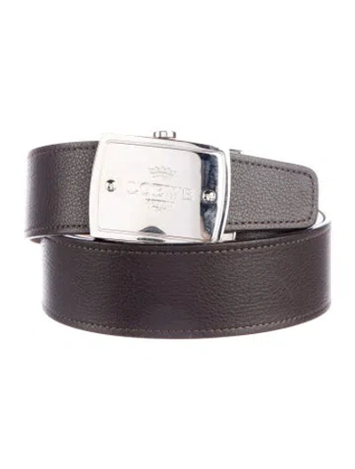 Pre-owned Loewe Leather Waist Belt In Brown