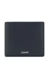 Loewe Leather Wallet In Blue