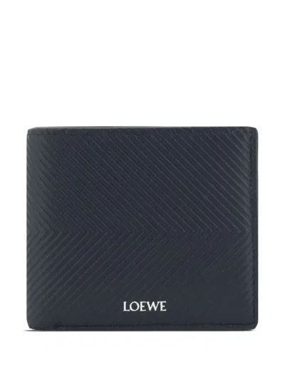 Loewe Leather Wallet In Blue