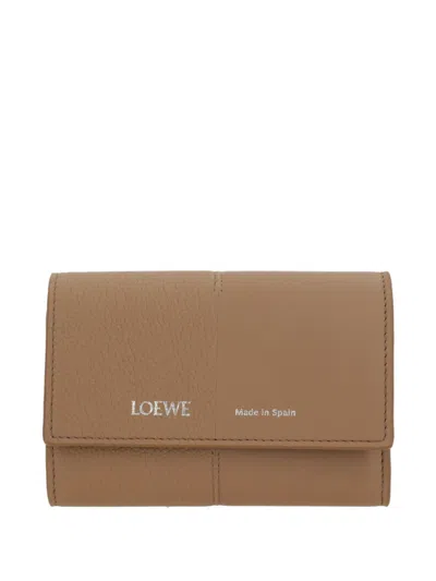 Loewe Leather Wallet In Brown