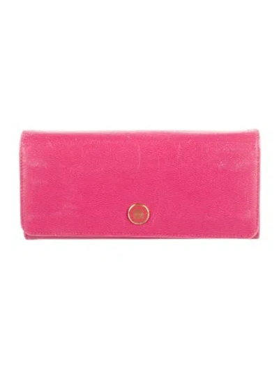 Pre-owned Loewe Leather Wallet In Red