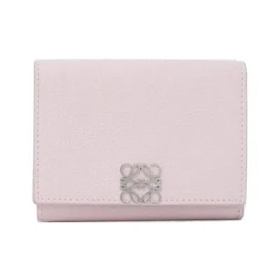 Pre-owned Loewe Leather Wallet (tri-fold) ()