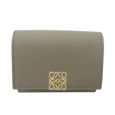 Pre-owned Loewe Leather Wallet (tri-fold) ()