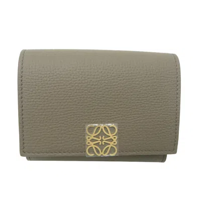 Pre-owned Loewe Leather Wallet (tri-fold) ()