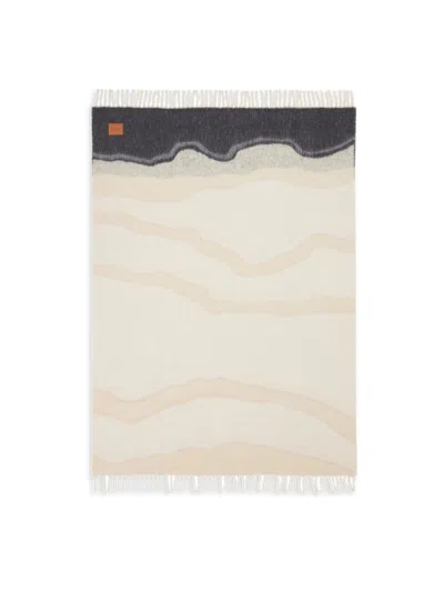 Loewe Light Alpaca-blend Blanket In Sand