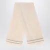 Loewe Light Beige Pareo In Cotton Voile In Beige