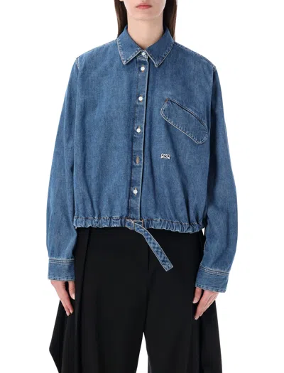 Loewe Light Blue Belted Shirt