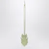 Loewe Classic Calfskin Leaf Insect Key Chain Ornament In Green