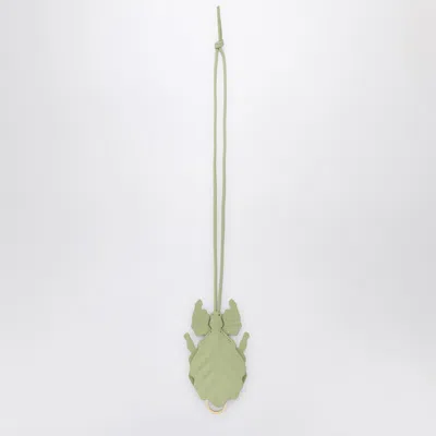 LOEWE LIGHT GREEN LEAF INSECT KEYRING