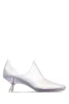 Loewe Emily Aqua Bootie 45 In Rubber With Multicolor Socks Pumps White In Multi