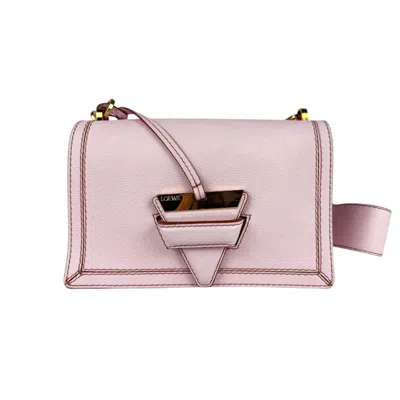 Pre-owned Loewe Light Pink Leather Shoulder Bag ()