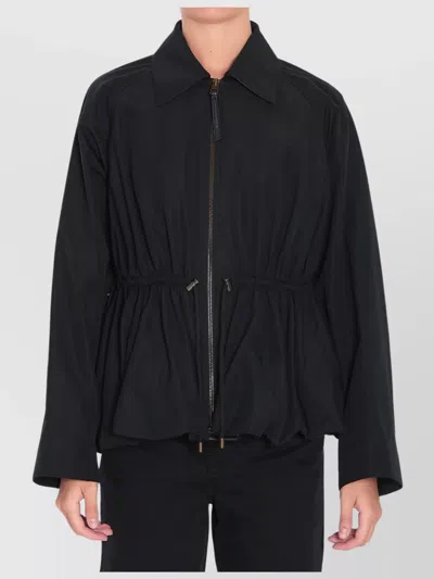 LOEWE LIGHTWEIGHT COTTON BLEND DRAWSTRING JACKET