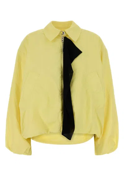 Loewe Lightweight Polyester Jacket For Women In Yellow