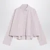 Loewe Lilac A-line Cotton Shirt Women In Purple
