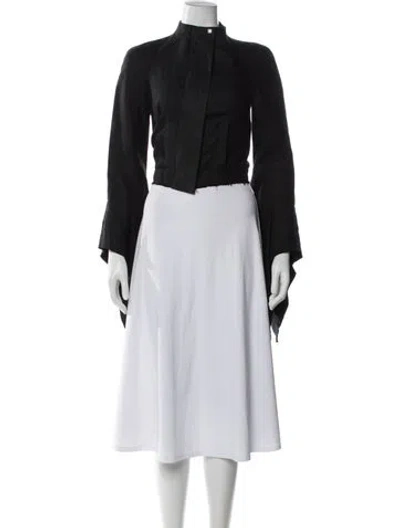 Pre-owned Loewe Linen Jacket In Black