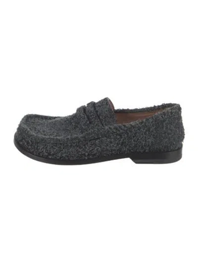 Pre-owned Loewe Loafers In Grey
