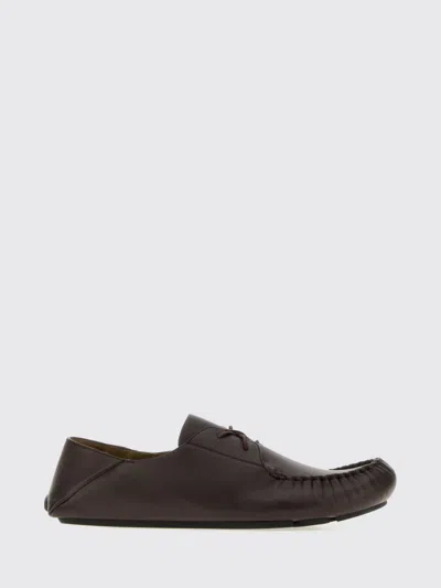 Loewe Leather Rambla Loafers In Brown