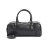 Loewe Amazona 23 Cropped Bag In Calfskin Nappa In Black