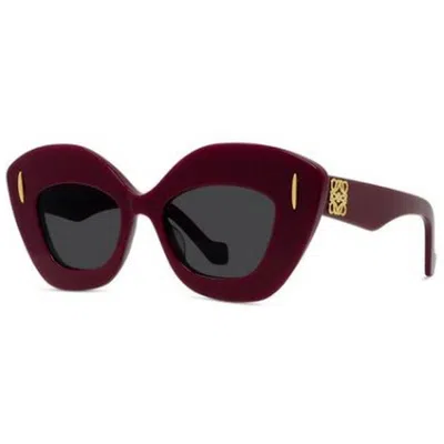 Loewe Anagram Lw40127i 66a In Burgundy