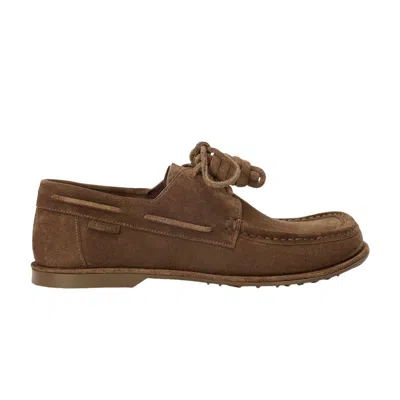 Pre-owned Loewe Campo Boat 'brown' | Men's Size 43