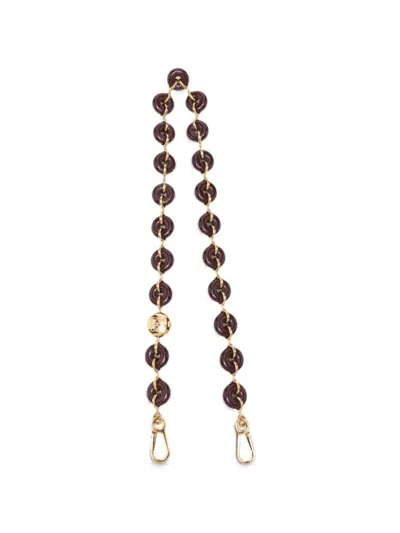 Loewe Donut Chain Strap In Red
