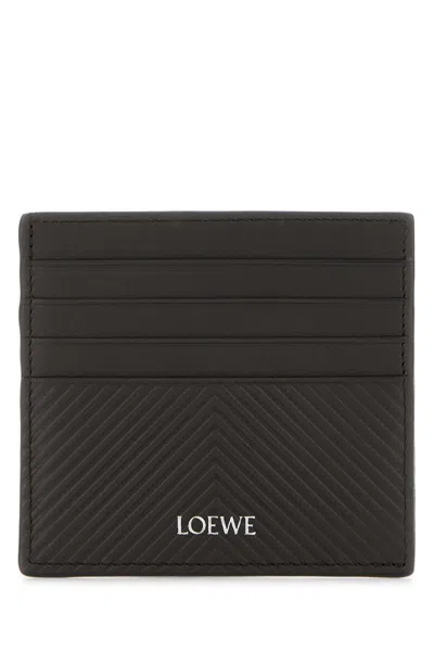 Loewe Graphic Open Cardholder In Black