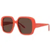 Loewe Square Frame Slim Sunglasses And Lenses In Red