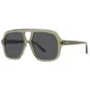 Loewe Slim Aviator-frame Acetate Sunglasses In Green
