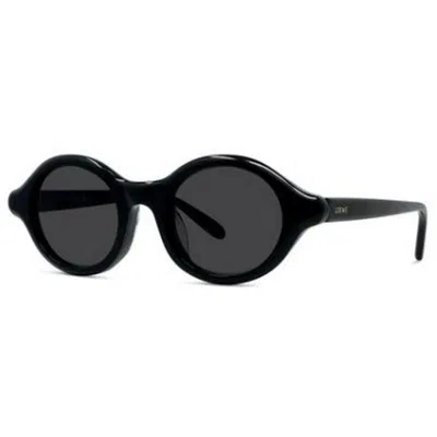 Loewe Round-frame Acetate Sunglasses In Black