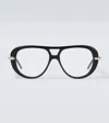 Loewe Logo Aviator Glasses In Pattern
