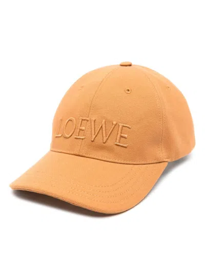 Loewe Logo Baseball Cap In Beige