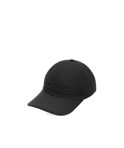 Loewe Logo Baseball Cap In Black