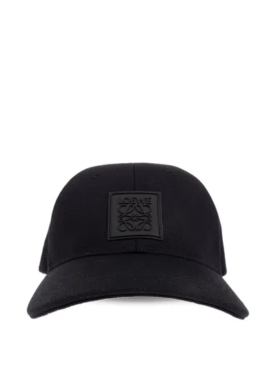 Loewe Logo Baseball Cap In Black