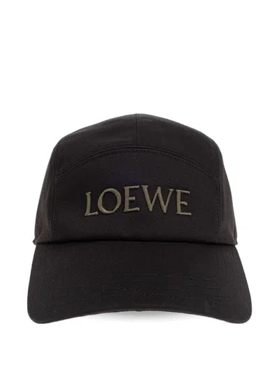 Loewe Logo Baseball Cap In Black