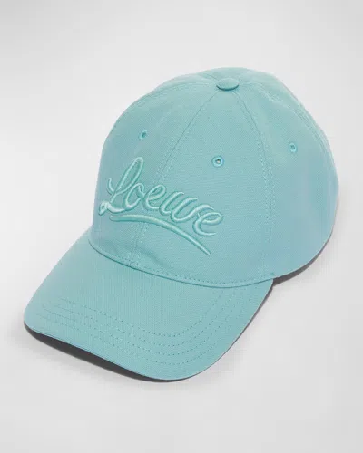 Loewe Logo Baseball Cap In Blue